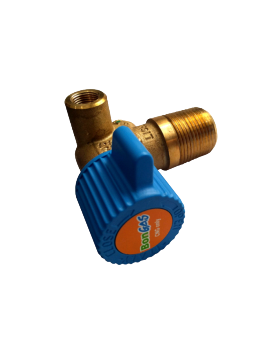 Cylinder valve for high-pressure gases 250 bar - BonGAS