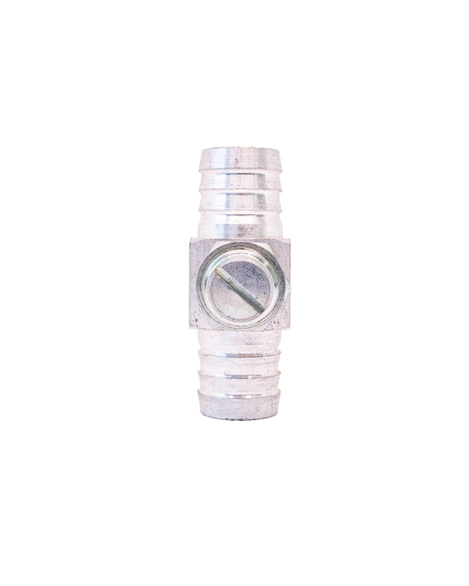 Low-pressure gas hose tee fitting
