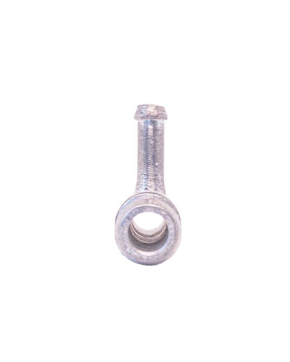 Aluminum tee for low-pressure gases or liquids