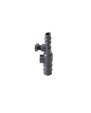 Y con doble regulación de plástico para gases y líquidos a baja presión