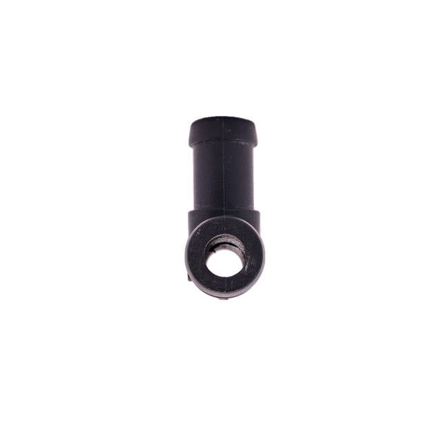 Plastic tee fitting for low-pressure gases and liquids