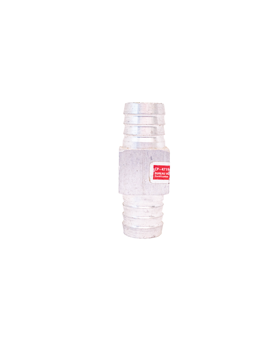 Low-pressure gas hose tee fitting