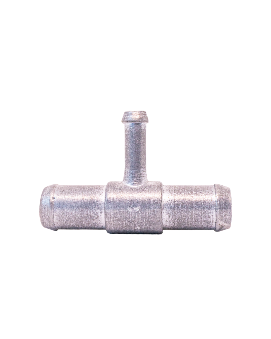 Aluminum tee for low-pressure gases or liquids