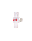 Low-pressure gas hose tee fitting