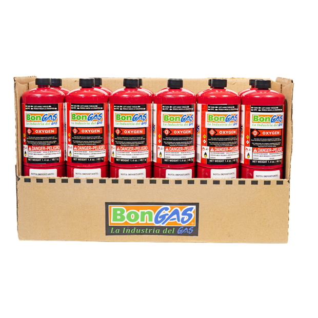 Oxygen Gas, Box of 12 (units)