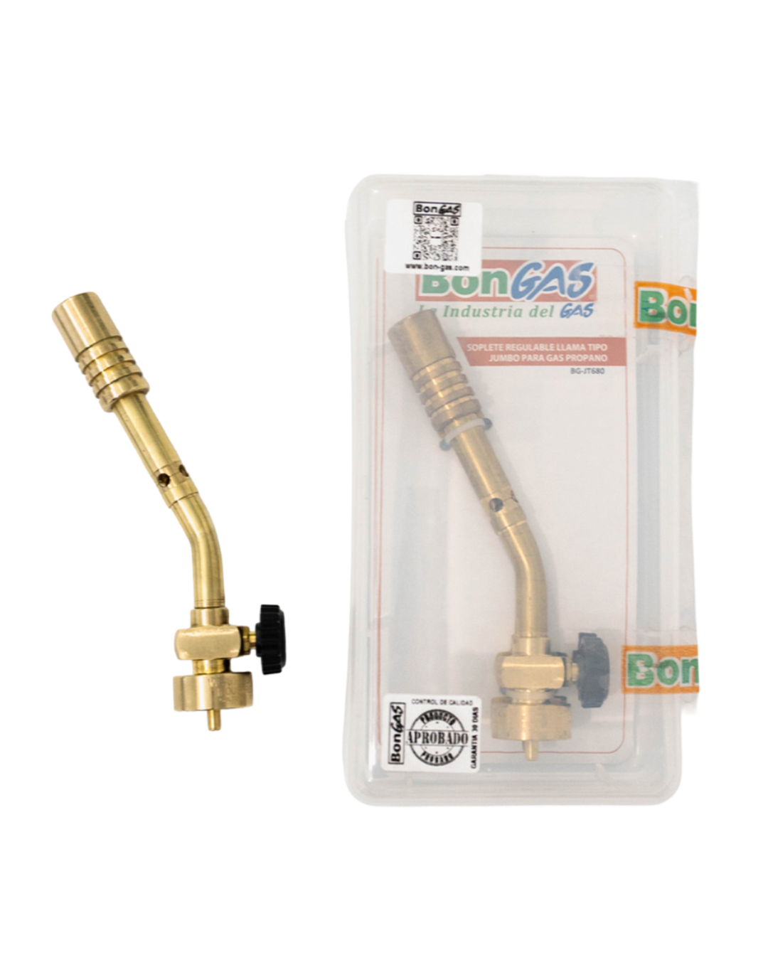 Jumbo-style adjustable flame torch for Propane Gas - Bernzomatic
