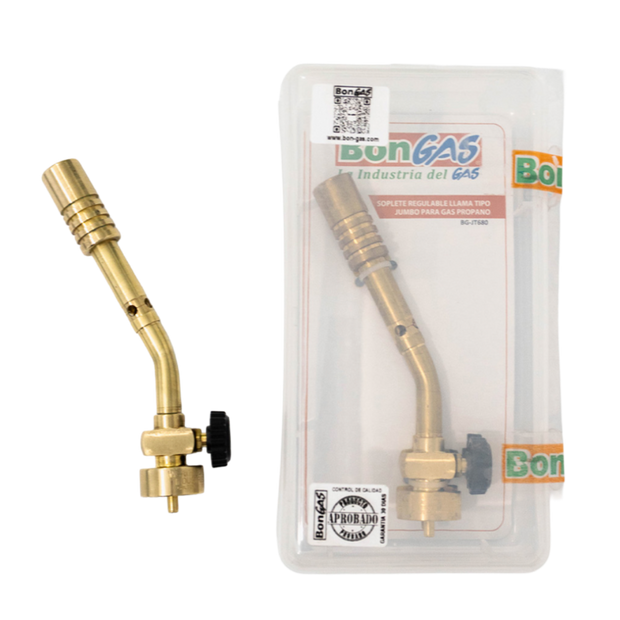 Jumbo-style adjustable flame torch for Propane Gas - Bernzomatic