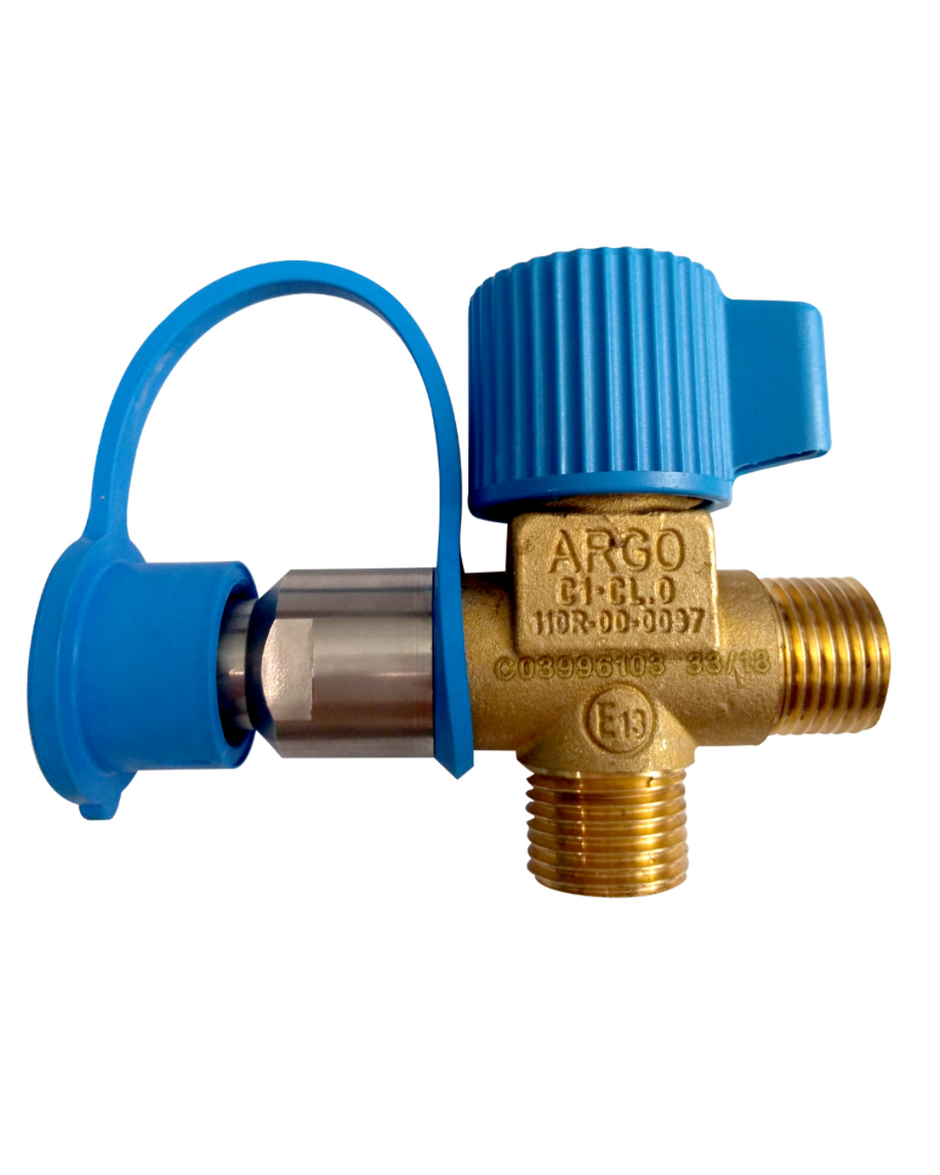 Cylinder valve for high-pressure gases - BonGAS