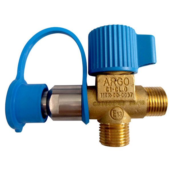 Cylinder valve for high-pressure gases - BonGAS