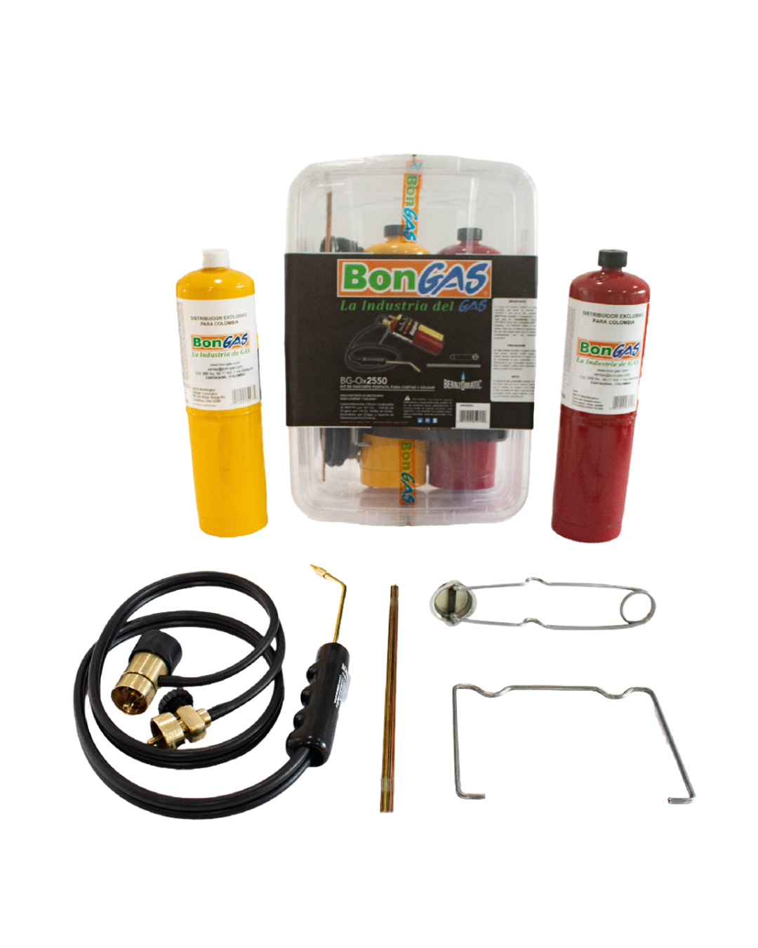 Portable oxy-fuel torch kit - Bernzomatic