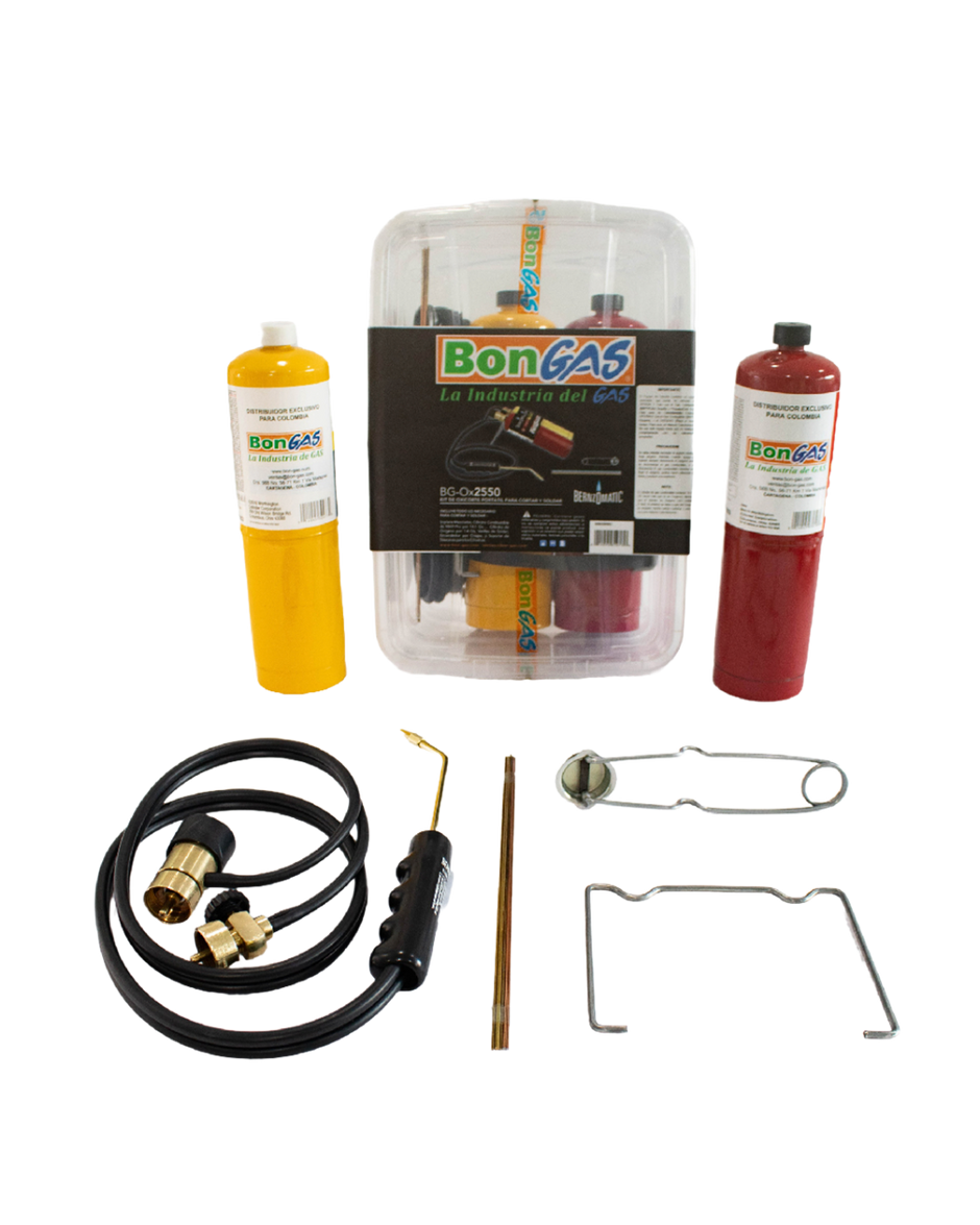 Portable oxy-fuel torch kit - Bernzomatic