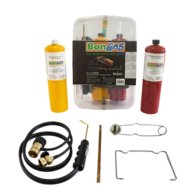 Portable oxy-fuel torch kit - Bernzomatic