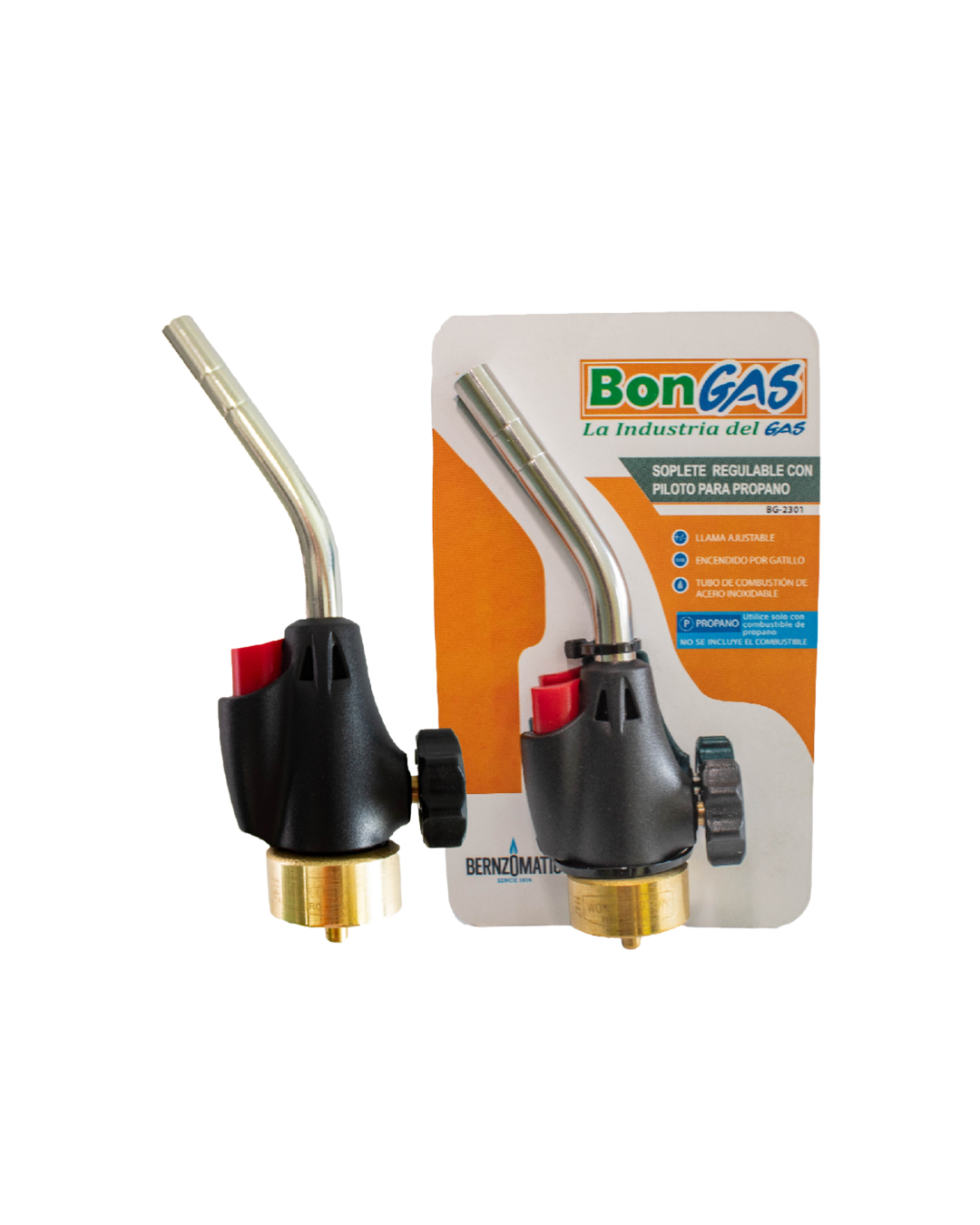 Adjustable trigger-start torch for Map-Pro gas - Bernzomatic