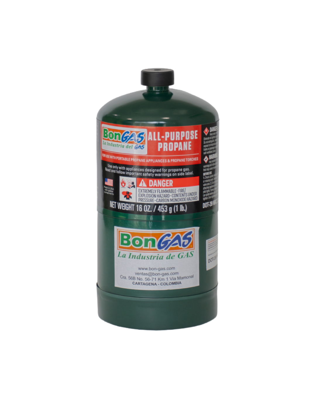 Gas Propano Camping portátil 16 Oz