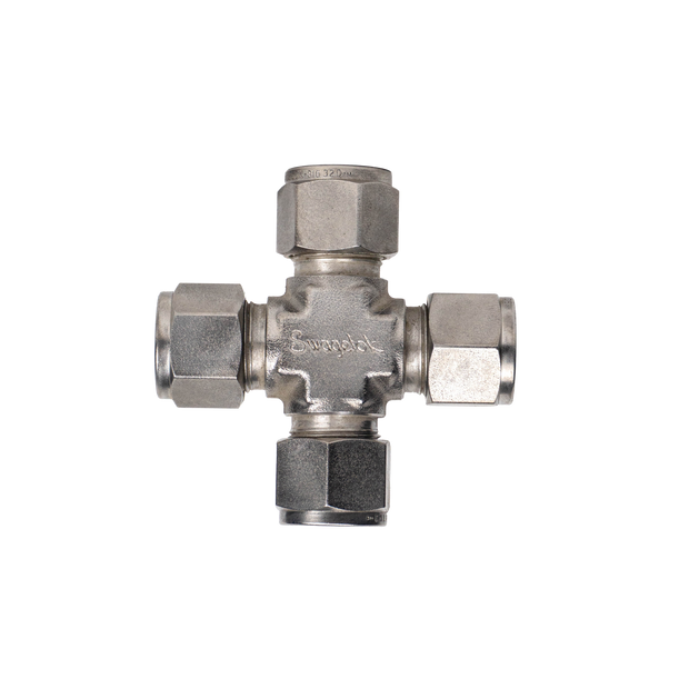 Conector Cruz NPT x 1/2" OD, en Acero Inoxidable