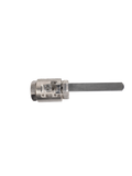1" NPT High-Pressure Ball Valve, 6000 PSI, Stainless Steel
