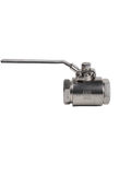 1" NPT High-Pressure Ball Valve, 6000 PSI, Stainless Steel