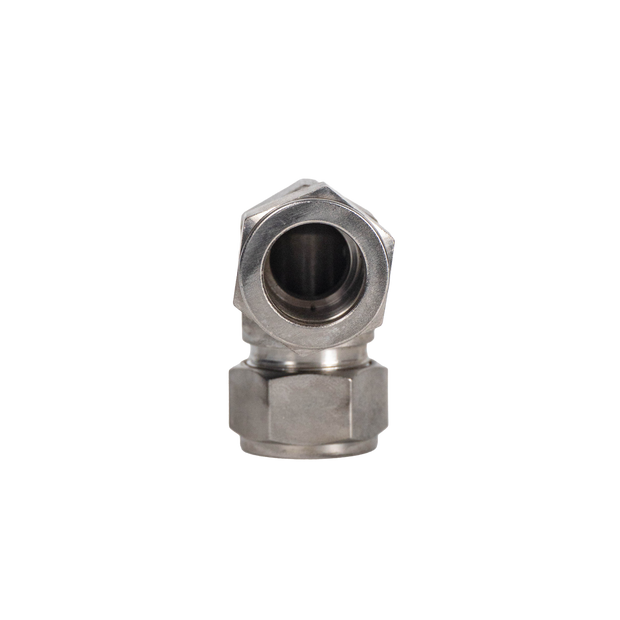 Codo Unión 3/4" OD x 3/4" OD, en Acero Inoxidable