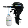 Motor fuera de borda de 9.9 HP Pata larga a Gas Propano - BonGAS - LEHR