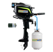 Motor fuera de borda de 2.5 HP 4 tiempos a Gas Propano - BonGAS - LEHR