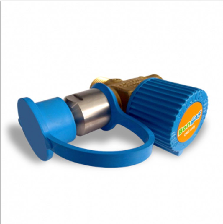Cylinder valve for high-pressure gases - BonGAS
